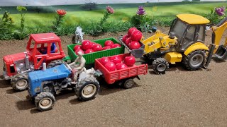 Mini tractor transporting|Radha Krishna Trolly |diy tractor framar@toysforkhenla#tractors@tracktor