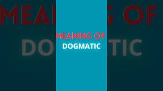 SENS DOGMATIC / CUVINTE AVANSATE ENGLISH