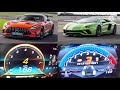 Lamborghini Aventador S vs Mercedes AMG GT Black Series 0-250 kmh race