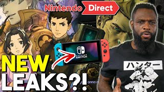 A Bunch of New Nintendo Switch Titles JUST Leaked & The Next Nintendo Direct Speculation!