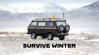 How to Survive Winter in a Van!   5 Helpful Tips