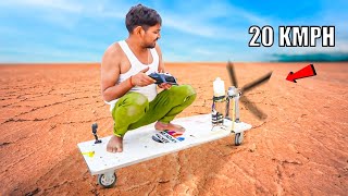 Gas Powered Hoverboard 😲 - Mr INDIAN HACKER