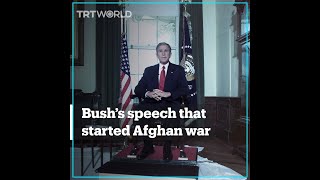 On this day 20 years ago George W. Bush declared war on Afghanistan