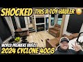 2024 Cyclone 4008 | Best Looking Toy Hauler on the Market | 13'6 Garage