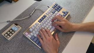 F1 8X 722 Raw/HMX Macchiato Switch Typing Test