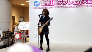 けいおん！【天使にふれたよ】平沢唯☆声まね〜富士山コスプレ世界大会〜