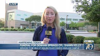 Funeral for Denham Springs Cpl. Shawn Kelly