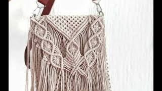 Modern macrame handbag designs 2k21