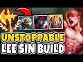 THIS LEE SIN BUILD IS LITERALLY UNSTOPPABLE! RANK 1 LEE SIN GAMEPLAY (1V9 CARRY) - League of Legends