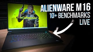 Alienware M16 (RTX 4080) 10+ Benchmarks! Cyberpunk 2077, God of War, CS:GO, Apex Legends, More!