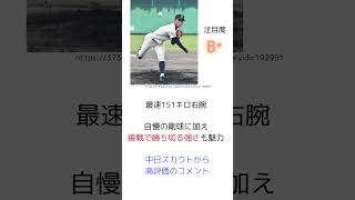 【2024ドラフト候補】鹿児島実業高 井上剣也