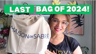 My last bag purchase of 2024! Maison de Sabre Saddle Bag! #maisondesabrè #unboxing