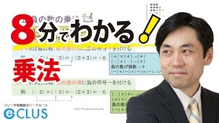 乗法　中1数学　正負の数11