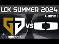 GEN vs DK Highlights Game 1 LCK Summer 2024 Gen.G vs Dplus KIA by Onivia