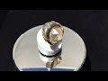 gold and diamonds ring numbered u0026signed fred paris model