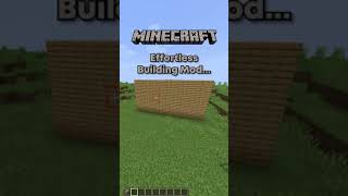 Minecraft Effortless Building Mod!