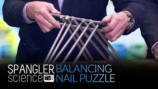 Balancing Nail Puzzle - Creativity in Action
