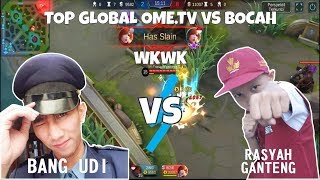 BOCAH DITANTANGIN BY 1 FANNY SAMA TOP GLOBAL OME! WKWK - MOBILE LEGENDS INDONESIA