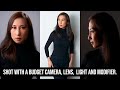 How to Use a BUDGET Camera, Lens, Light and Modifier to Create THREE Beautiful Studio Portraits.