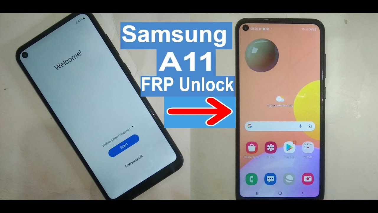 Samsung A11 Frp Unlock | Samsung A11 Frp Bypass Google Account Unlock ...