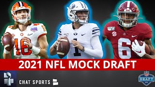 2021 NFL Mock Draft: 1st Round Projections Ft. Zach Wilson, DeVonta Smith, Kyle Pitts & Penei Sewell