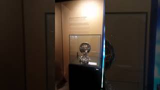 MESSI WITH HIS SIX BALLON D'ORs AT FC BARCELONA MUSEUM | CAMP NOU TOUR