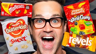 British Movie Theater Snacks Taste Test ft. Sorted Food