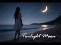 Twilight Moon - Relaxing Ambient Guitar & Strings with Ocean Waves