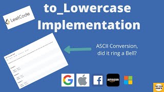 LeetCode 709 | To Lower Case | Implementing lowercase conversion function (Java Implementation)