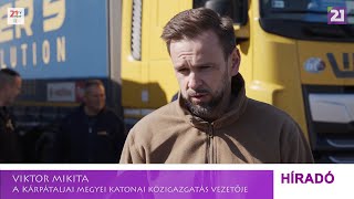 Tv21 Ungvár -Újabb Magyar segélyszállítmány  Ukrajnának