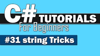 C# Tutorial for Beginners #31 - string Tricks (escape sequences, literals, interpolation)
