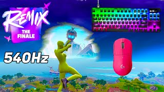 SteelSeries Apex Pro Mini ASMR 😴 Solo Gameplay 🏆 Satisfying Keyboard Fortnite 360 FPS 4K