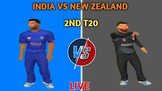 India Vs New Zealand 2nd T20 Match - Real Cricket 22 Live - GodGaneshYT Gaming