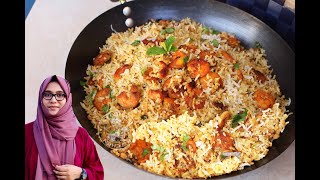 എളുപ്പത്തിൽ അപാരരുചി/Prawns Fried Rice recipe in Malayalam/ How to Cook Rice for Fried Rice