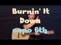 Burnin' It Down (Jason Aldean) Easy Guitar Lesson How to Play Tutorial