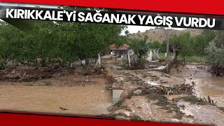 Kırıkkale’de Sağanak Dereleri Taşırdı, Baskınlara Yol Açtı