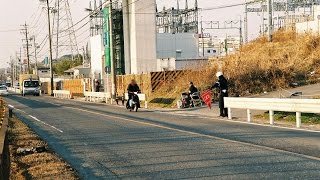 【光電管ねずみ捕り】川口市大字芝　県道35号（第一産業道路）