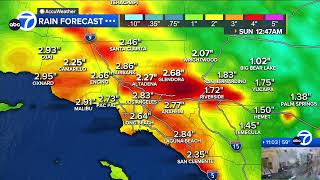 Weather forecast update as storm soaks SoCal