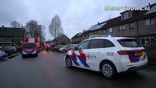 Twee keer brand in woning Emmen