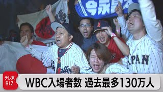 ＷＢＣ入場者数 過去最多130万人（2023年3月23日）