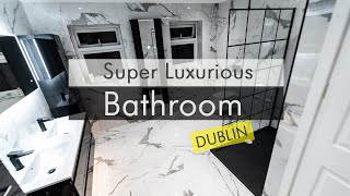 Super Luxurious Bathroom | Statuario Royal Marble-Effect