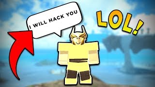 Trolling A Hacker Roblox Booga Booga Getplaypk The Fa - roblox booga booga