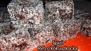 Retro kókuszkocka /kezdőknek is/