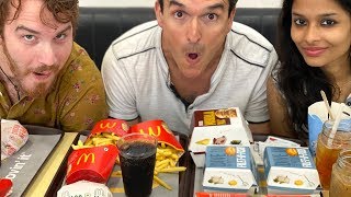 Americans Try Indian McDonald’s!!