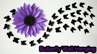 DIY butterfly wall hanging |paper butterfly wall decor |giant paper flower wall hanging|artmypassion