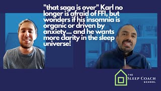 Talking insomnia #62: Karl Mercieca's journey from sleeplessness to a truce mediated via medication.