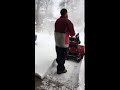 Honda HS1332 Snowblower Vs 16 INCH STORM #shorts