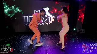 Pablito Stellato \u0026 Melisa - Salsa social dancing | Mi Tierra Latin Festival 2019