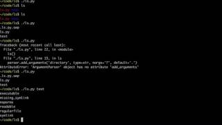 Writing "ls" in Python