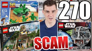 Avoiding LEGO SCAMS, LEGO Star Wars Minifigures, & VIOLENT LEGO Sets?, | ASK MandR 270
